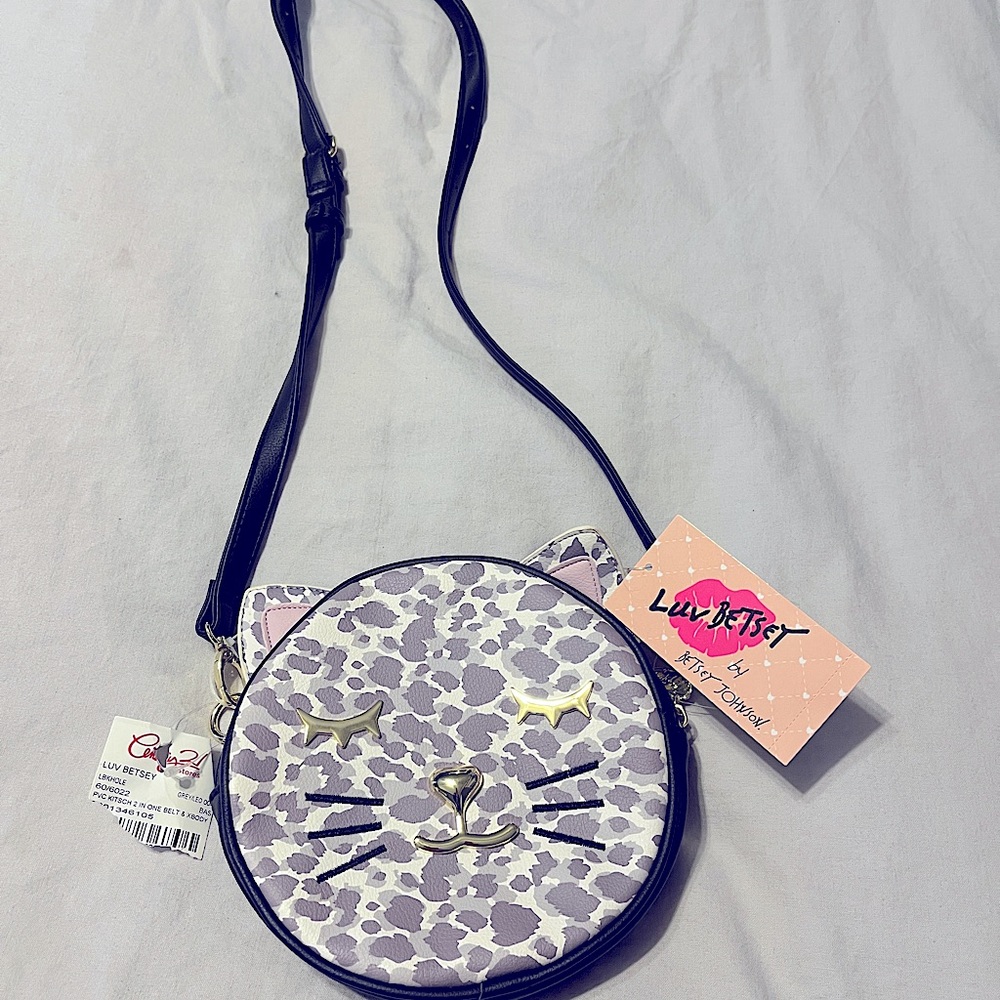 Betsy Johnson RARE kids purse with now defunct Century 21 tags